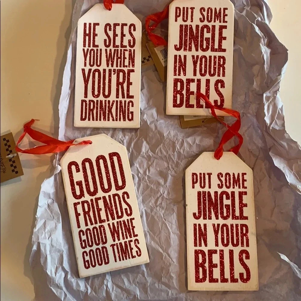 Primatives by Kathy holiday wine themed tags
